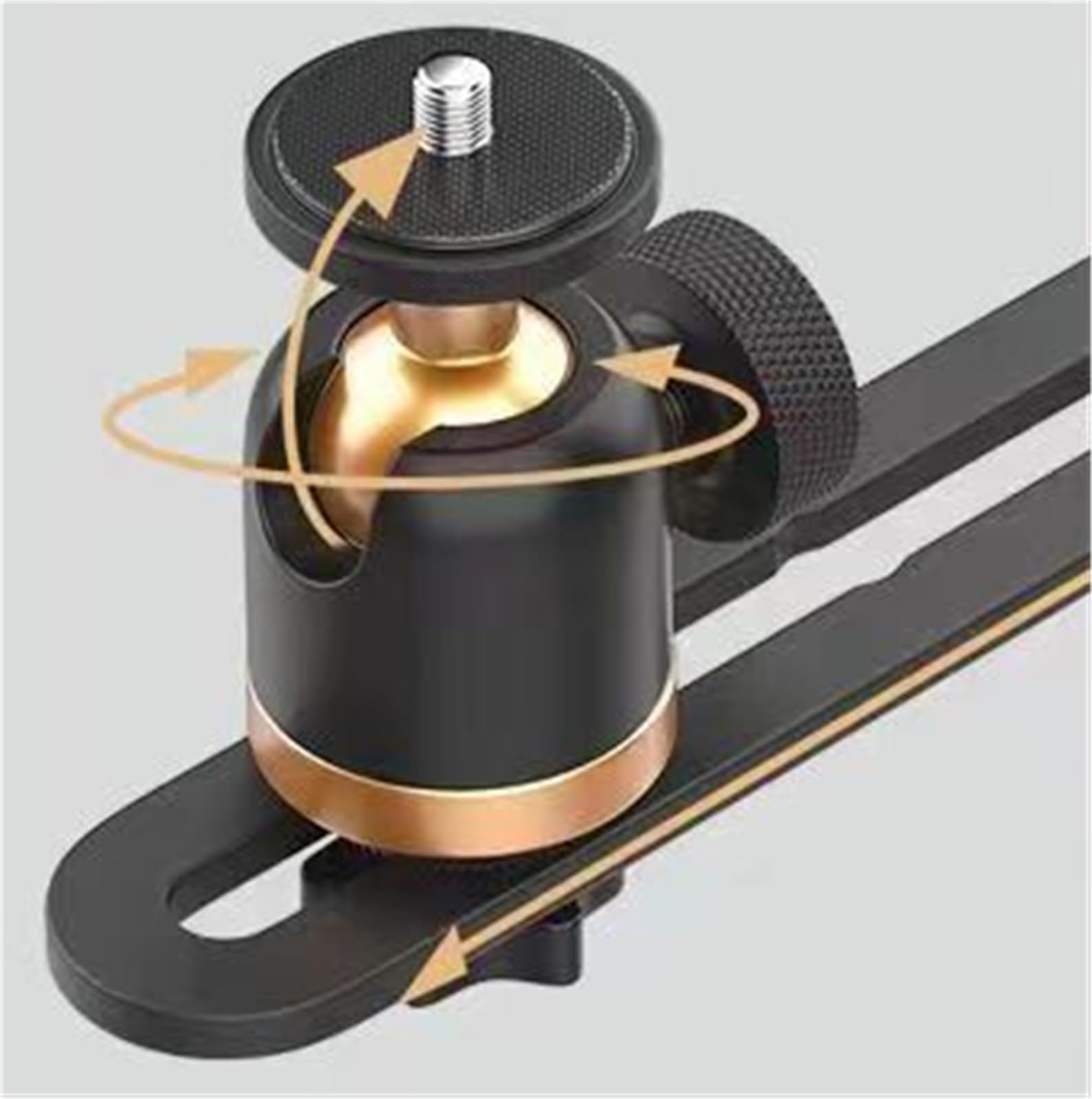 Support pour Projecteur Support De Projecteur Réglable À 360° for Canapé, Table Chevet CinéMa Maison(Black)
