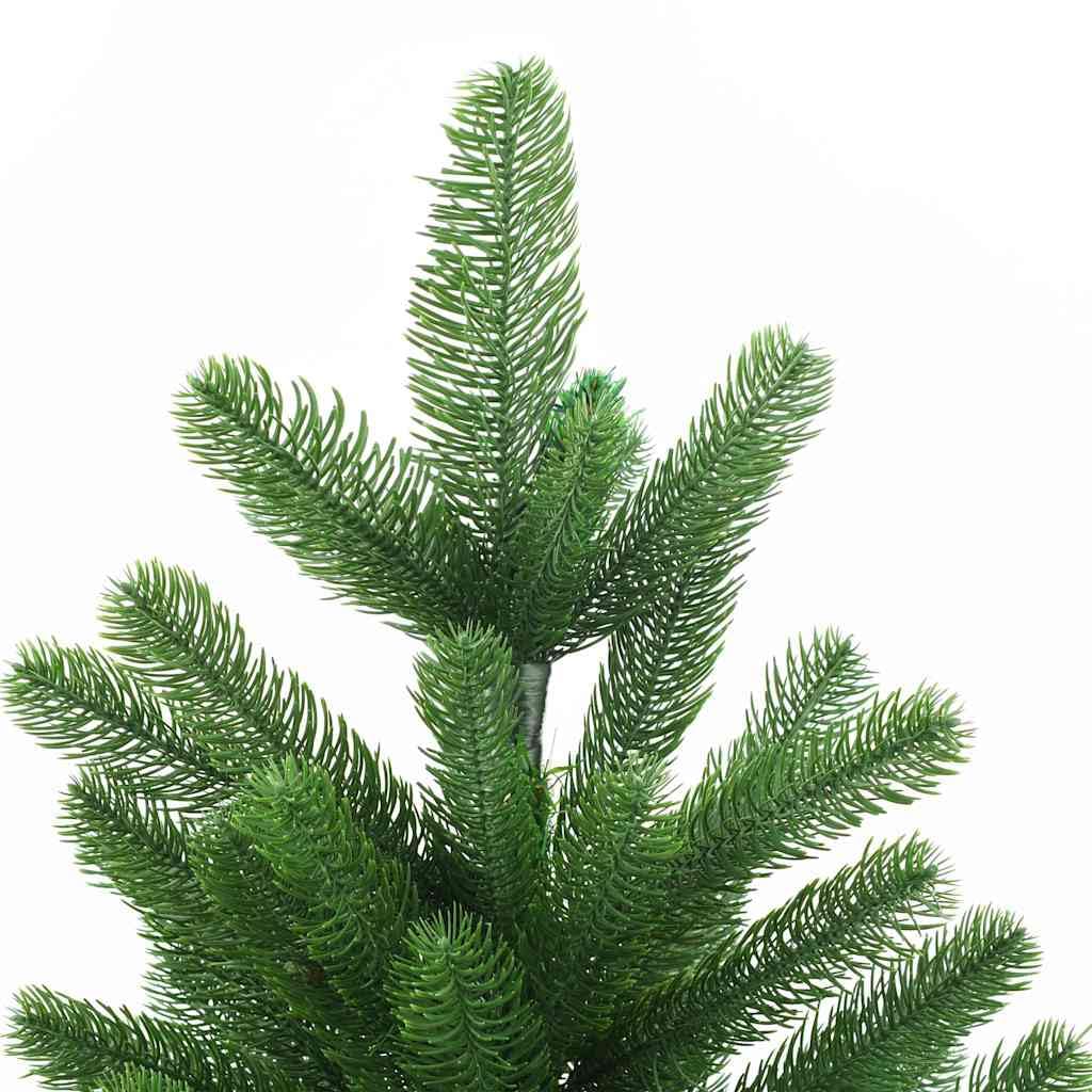 vidaXL Árbol de Navidad Artificial Hojas realistas Verde 180 cm