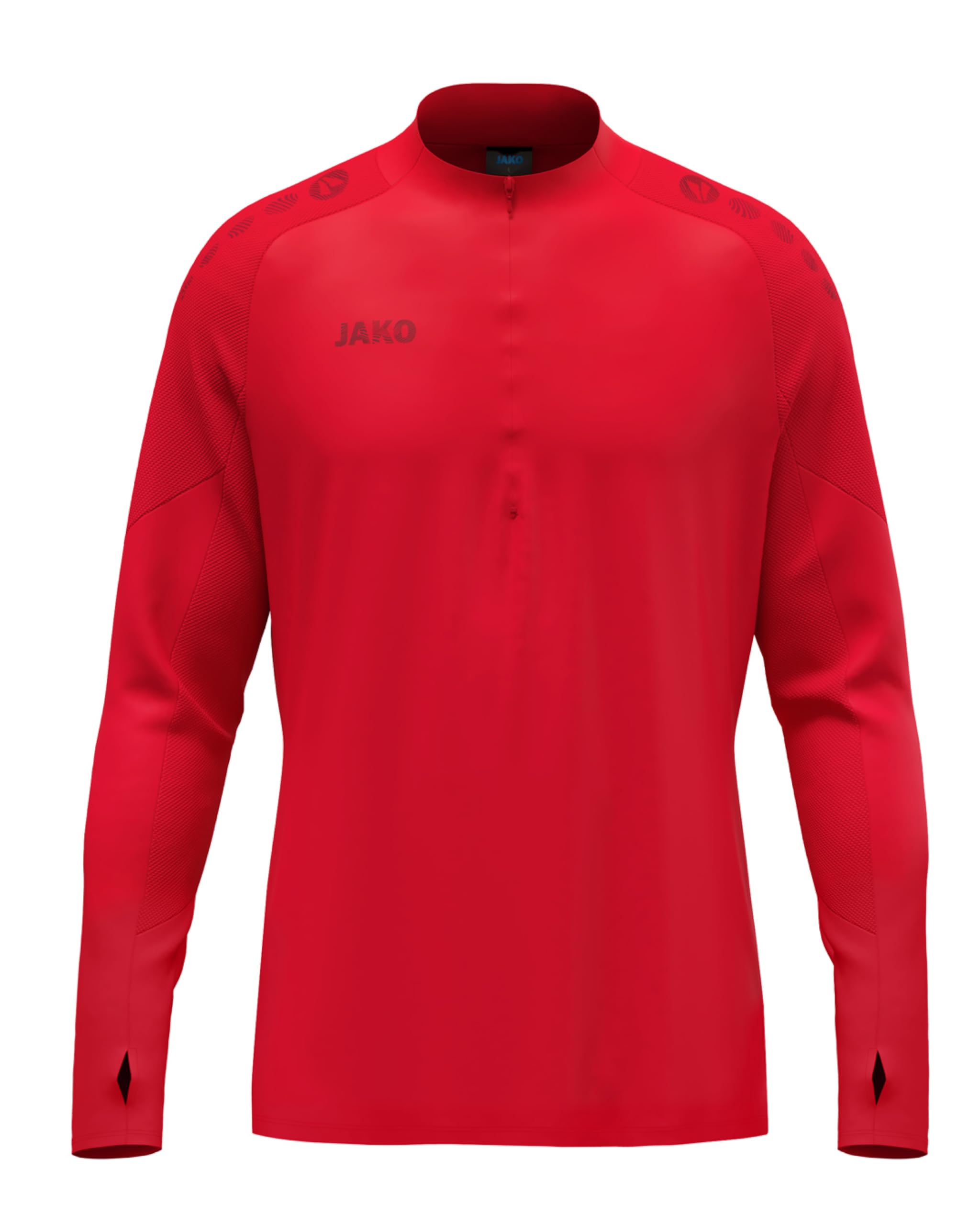 JAKO Unisex Ziptop Light Flow, rot, S