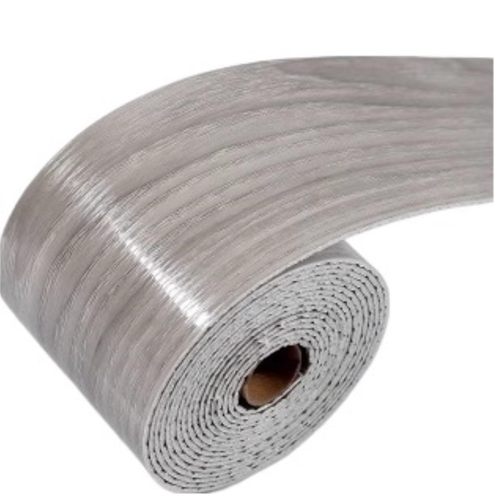 Plinthe souple autoadhésive en PVC gris effet grain de bois pour mur - 7