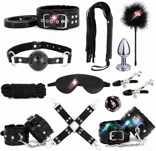 QiKKago 12 StüCk Set RéGlable en Cuir Doux Innovant, VêTements D'EntraîNement pour Tous Les Sports, Paargeschenk-H15