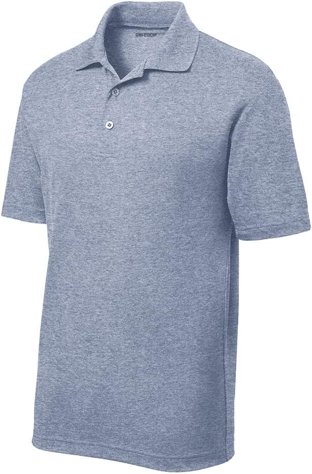 DRIEQUIP Moisture Wicking Mens Short Sleeve Polo Tee in XS-4XL