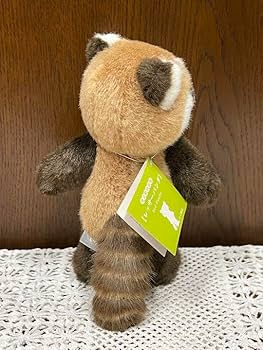 昭和レトロ　尻尾の先に鈴が入ったぬいぐるみレッサーパンダ　本日タイムセール最終。 Amazon.co.jp: キュート販売 ぬいぐるみ レッサーパンダ 立ち S