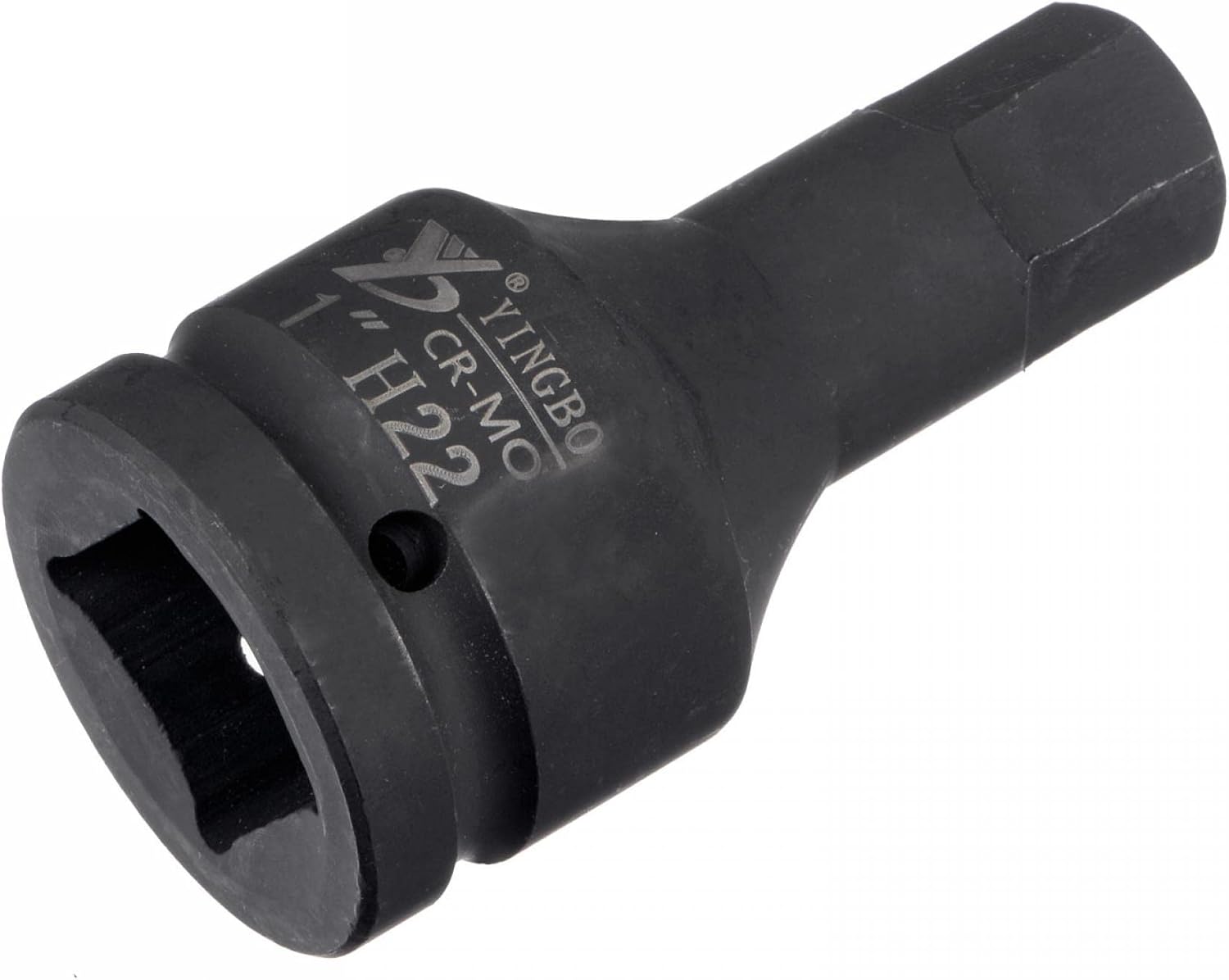 uxcell 22mm Impact Hex Bit Socket, 1" Drive 102mm Length CR-MO Steel Metric Sizes