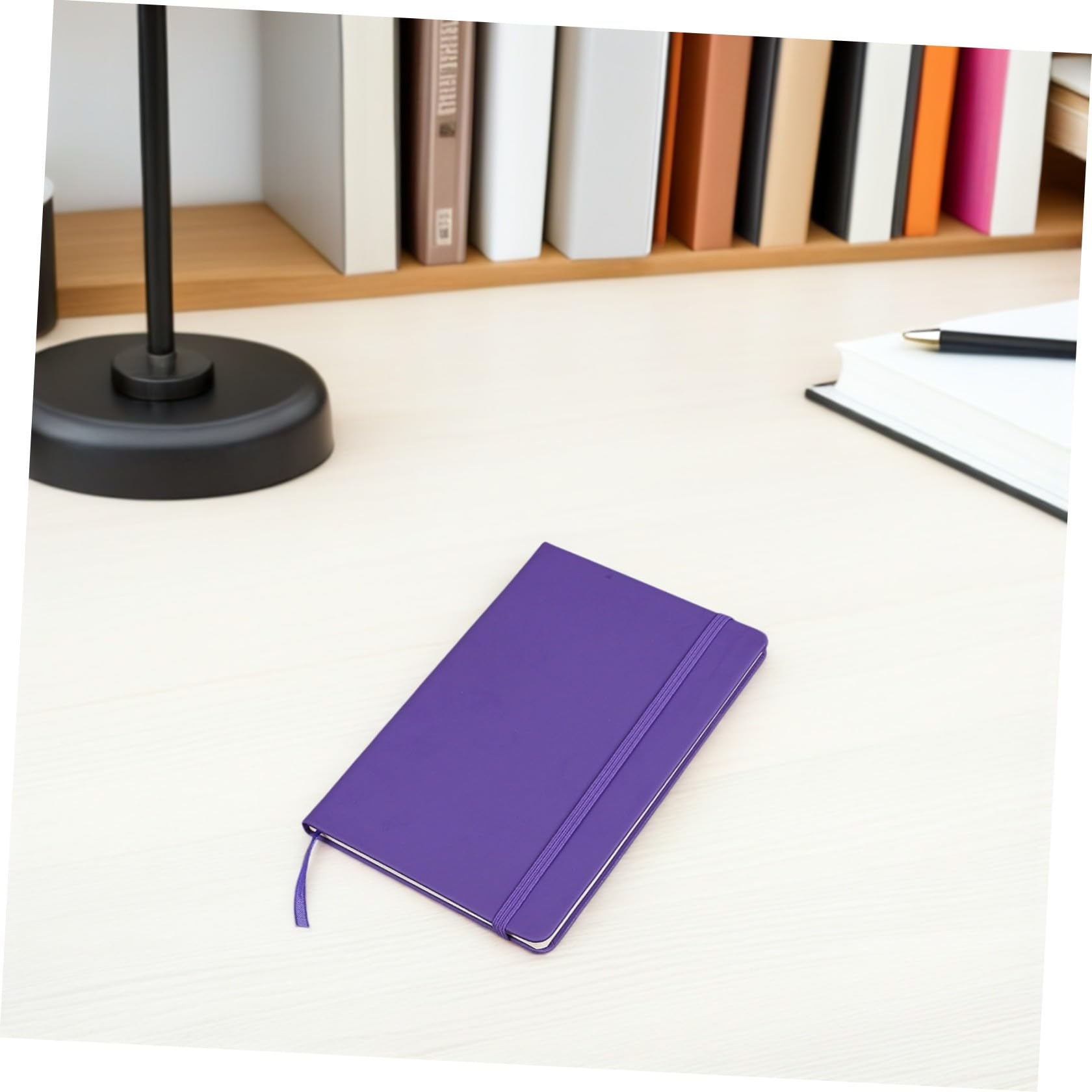 Set 7 Quaderni A6 con Copertina Pu e Pagine Rigate, Taccuini Portatili con Cinturino Elastico per Studenti e Viaggi, Carta che Previene Sbavature
