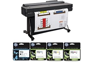 HP DesignJet T650 36" Large Format Wireless Color Inkjet Plotter Printer