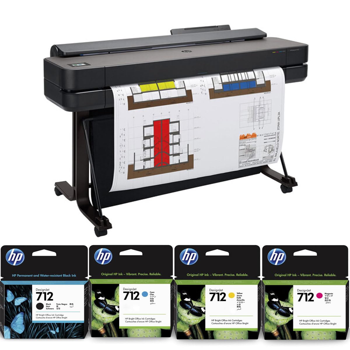 HP DesignJet T650大判業務用プリンター 5HB08A#BCD hp DesignJet T650 A1モデル 5HB08A#BCD CAD/GIS