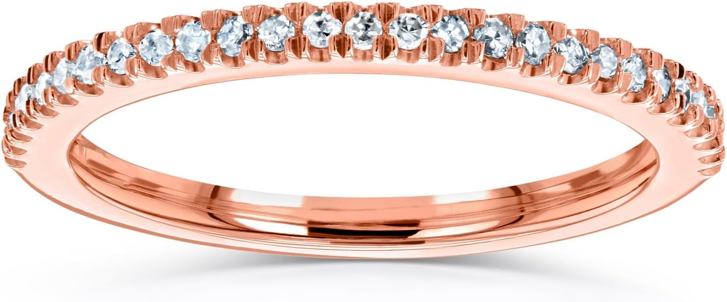 Kobelli Diamond Wedding Band Pave Setting 1/7 CTW 14k Gold