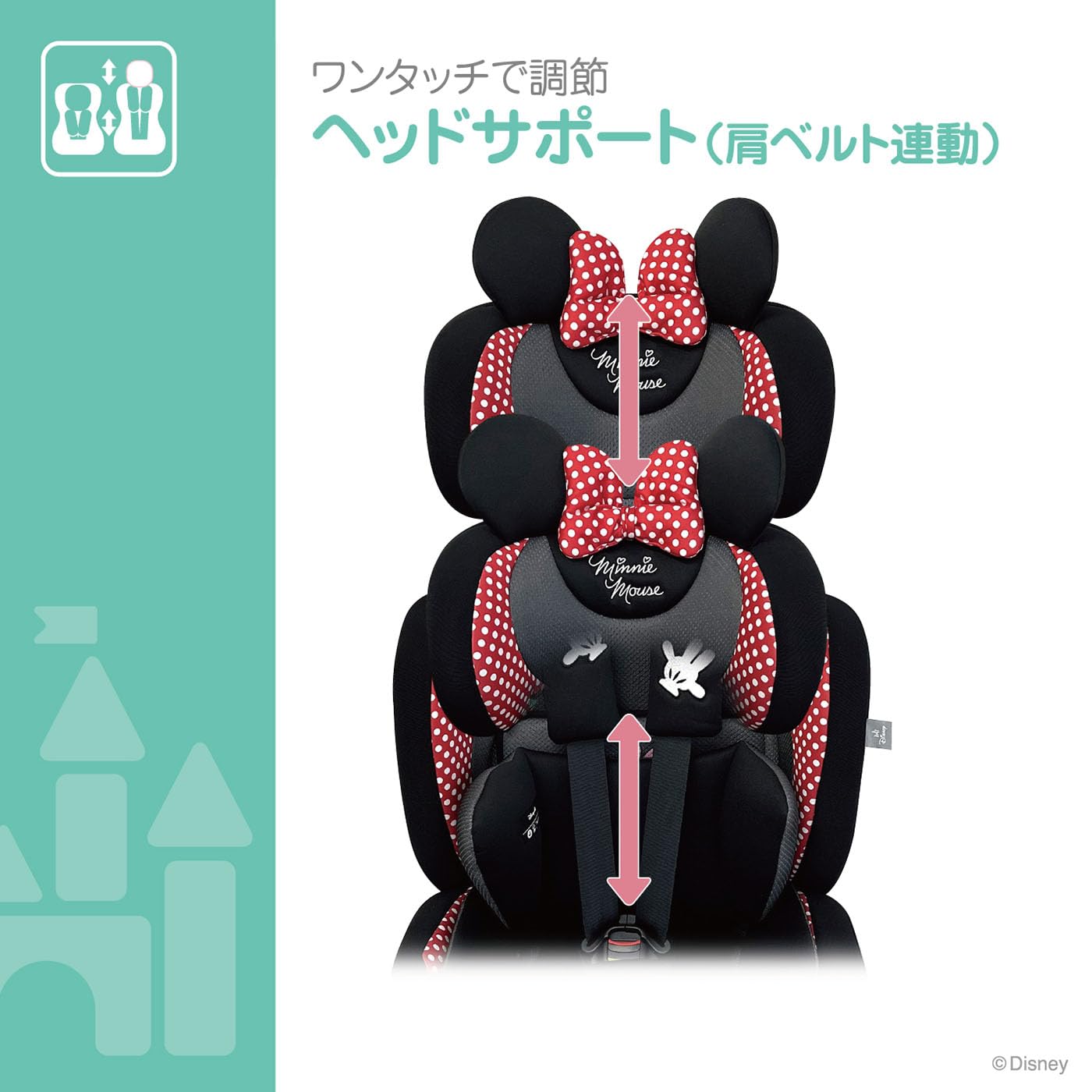 Amazon | ディズニー ハーネスジュニア FIXネクスト/ミニー(スマイル