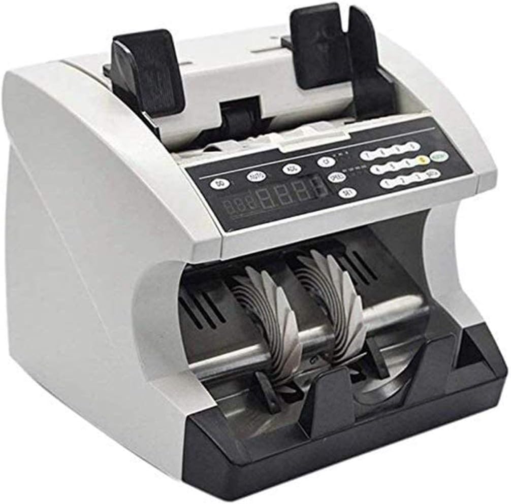 Contasoldi con rilevamento di banconote contraffatte UV, magnetico e a infrarossi Contasoldi con rilevamento di banconote contraffatte Display a LED Modalità batch Contanti automatici multivaluta