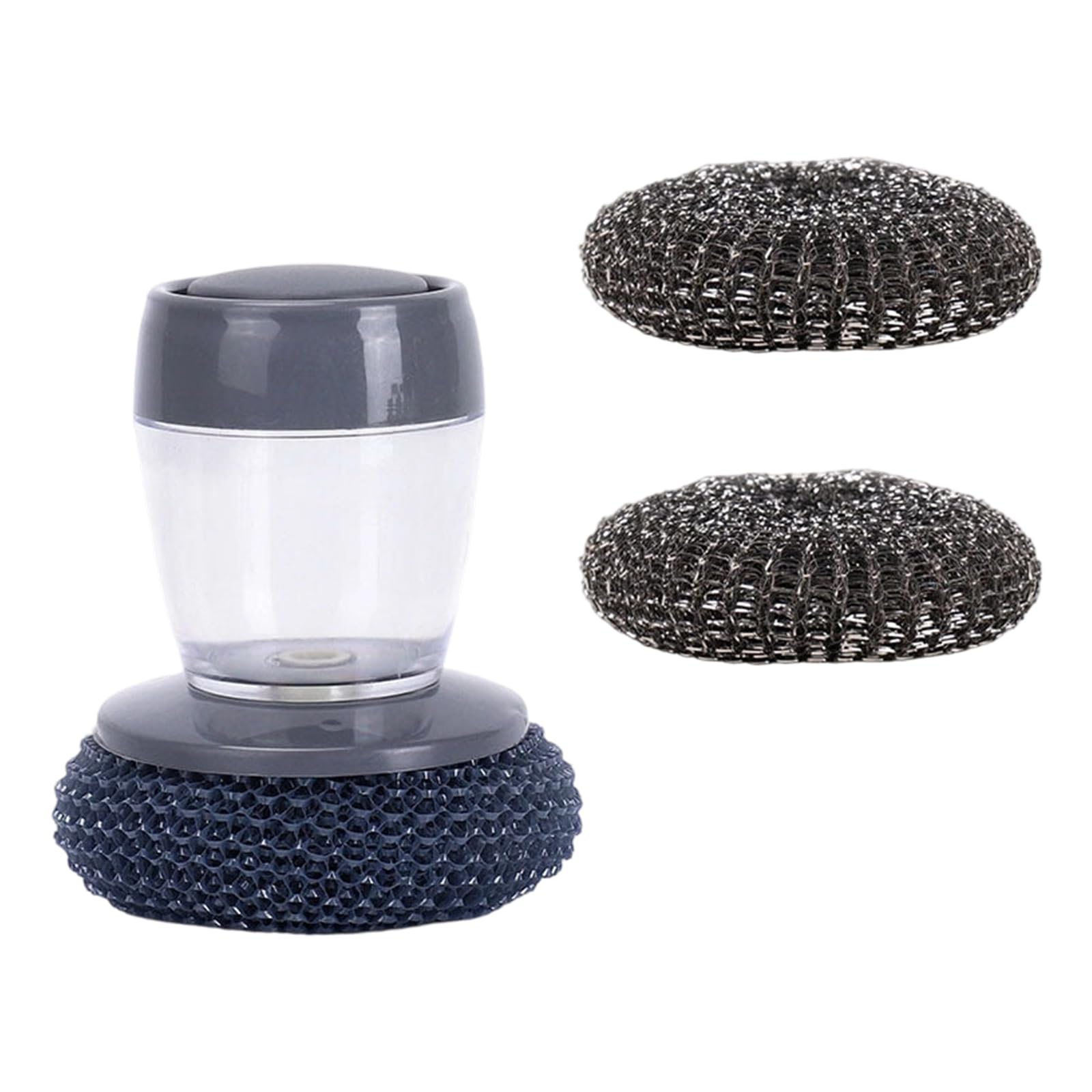 Ergonomic Automatic Soap Dispenser Scrubber Perfect for Daily Cleaning of Cookware and Tableware Kitchen Scrubber Refillable