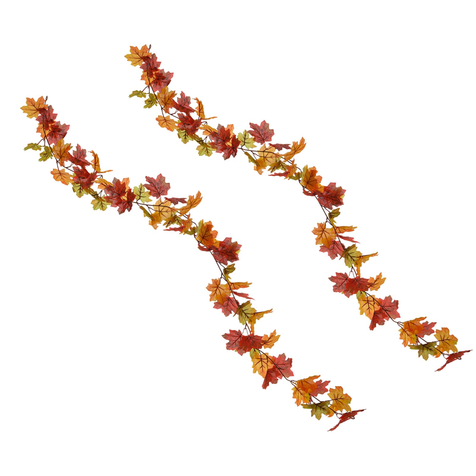 Carotoe A 2Pcs 69 ' ' Rtificial Leaves Vine Hanging Plant For Thanksgiving Wedding Decoration, Rtificial Leaves Vine Hanging Plant Thanksgiving Decoration