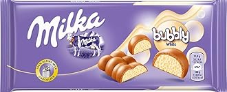 Bubbly Milk & White Chocolate Bar 95g (Pack of 10)