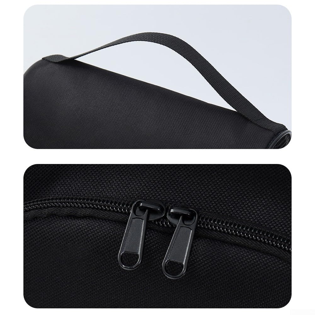 Elegante bolsa de zapatos de golf con diseño ventilado y compartimentos funcionales (negro)