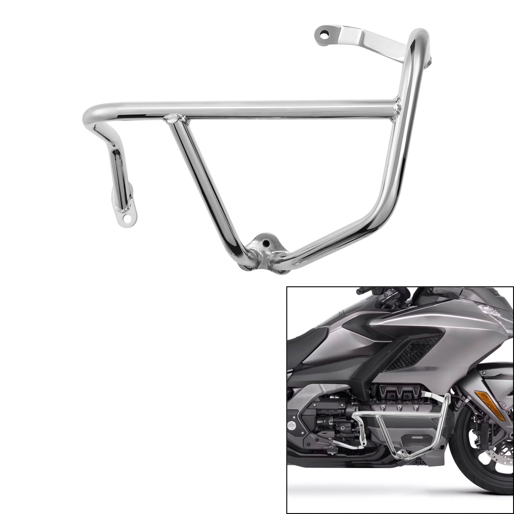 Snapklik.com : Highway Engine Guard Crash Bars Fit For Honda Goldwing ...