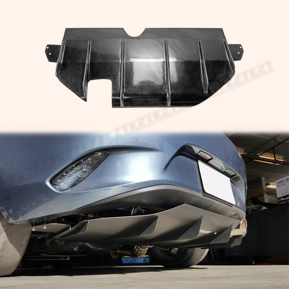 Difusores De Difusor De Parachoques Trasero De Coche Con Imprimación Negra De PU, Compatibles Con Mazda MX5 MX-5 ND Miata 4ª Generación, Difusor Trasero De Coche, Difusor De Afinación