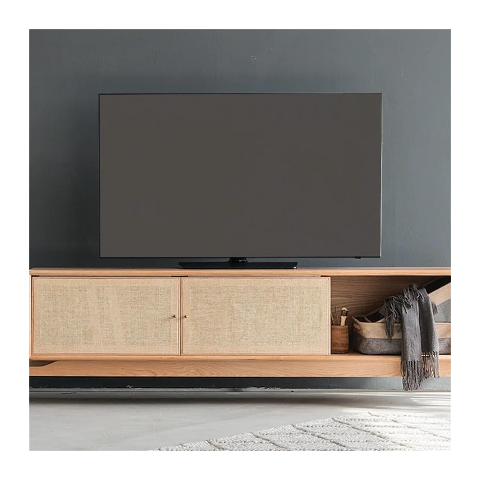Tv Covers Universal TV Cover Sunproof Anti-Scratch Elastic Edge Protective For 32 To 70 Inch Television for home(Dark Grey,65 to 70 inch)
