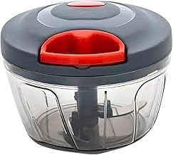 Dipraj Manual Food Chopper, Compact & Powerful Hand Held Vegetable Chopper/Blender to Chop Fruits and Vegetables - 450ml