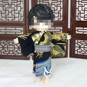 Amazon.co.jp: オビツ11衣装 着物 浴衣 オビツ11cmドール服 和服セット