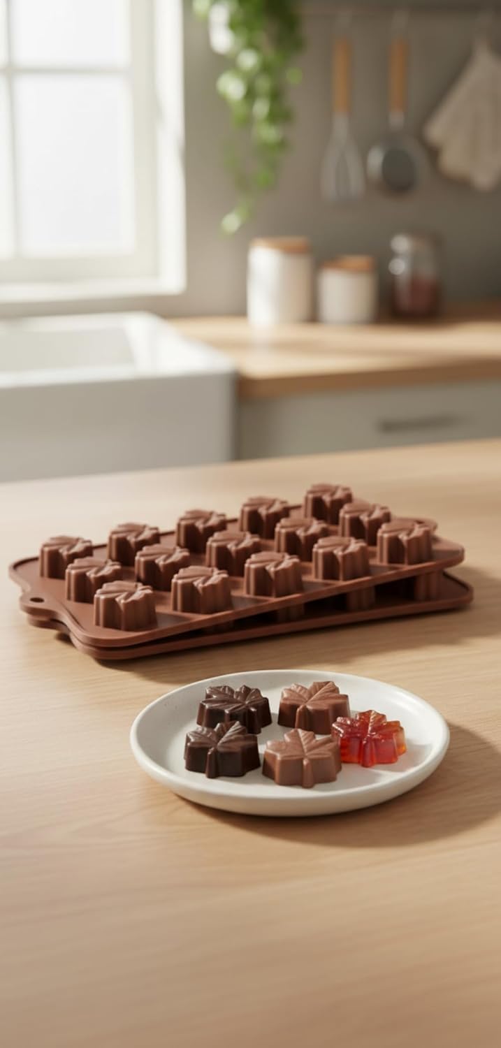 Maple Leaf Silicone s, for Chocolate, Gummies, Ice Cube Tray,