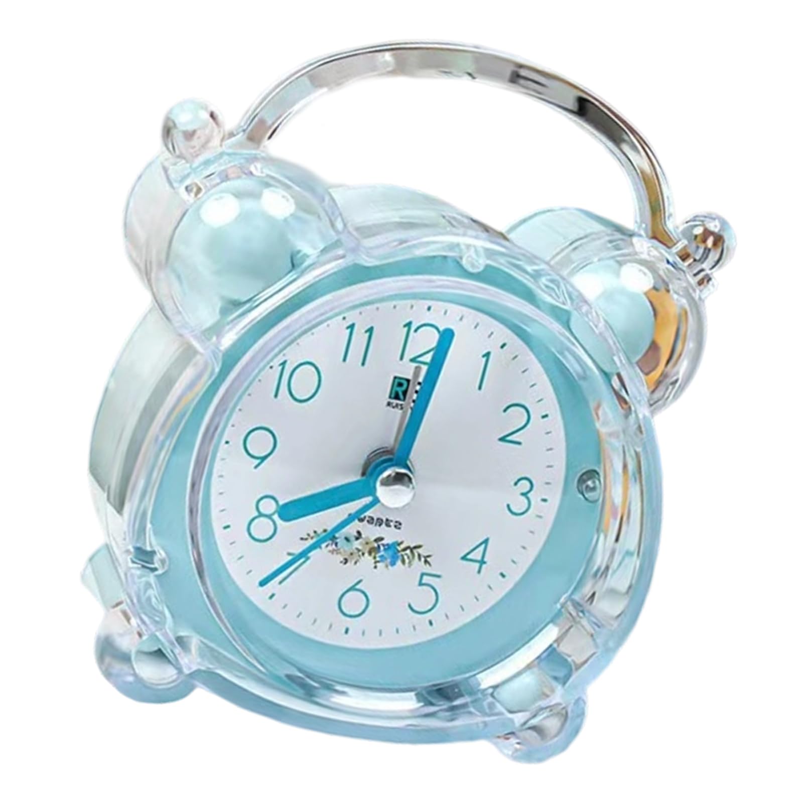 YROHGKPN Kids Bedsides Alarm Clock with Soft Night Light Cartoon Design Quiet NonTicking for Bedrooms Timekeeping Quiet Children Bedsides with LED