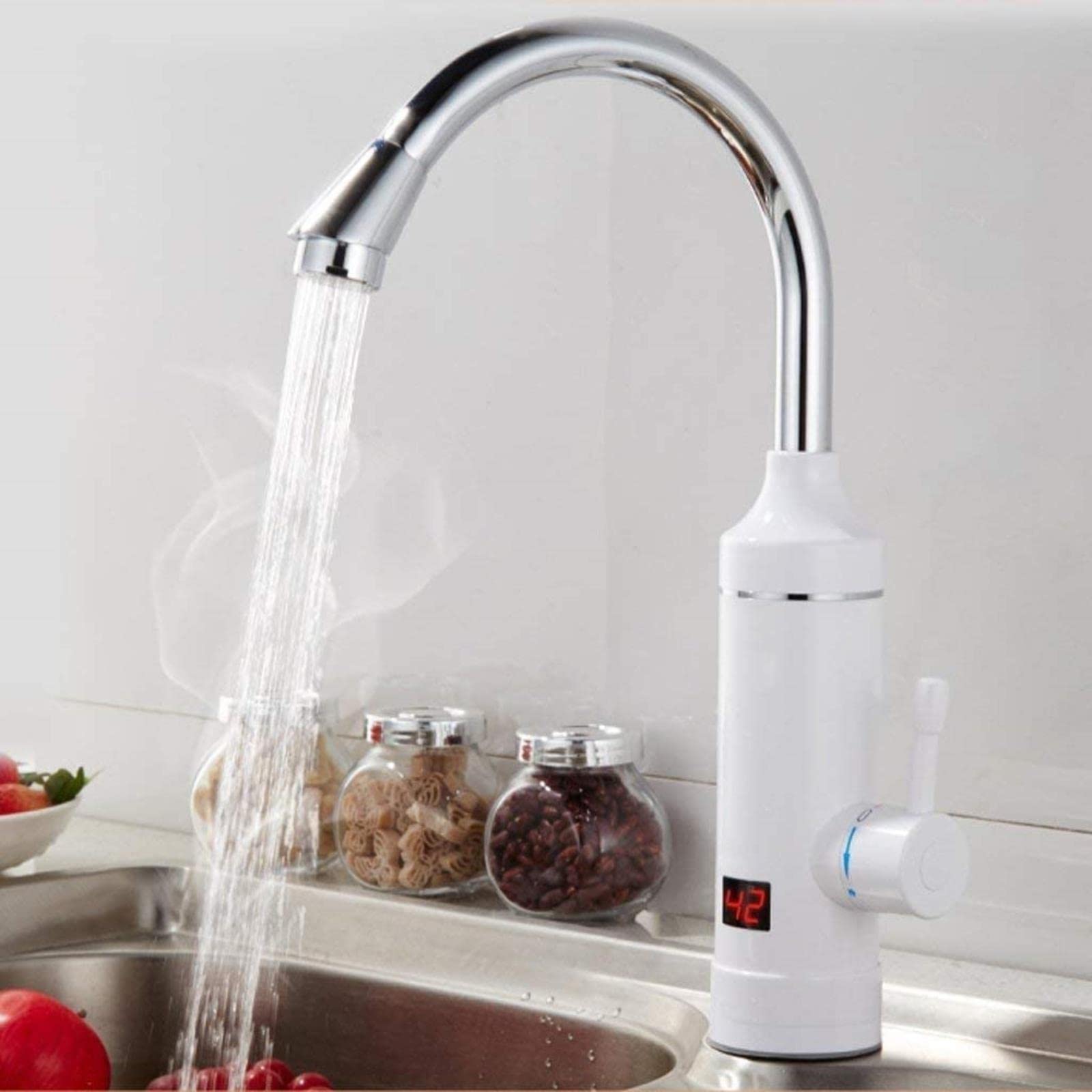 Robinets d'évier de cuisine cascade en finition haut de gamme pour vanité
