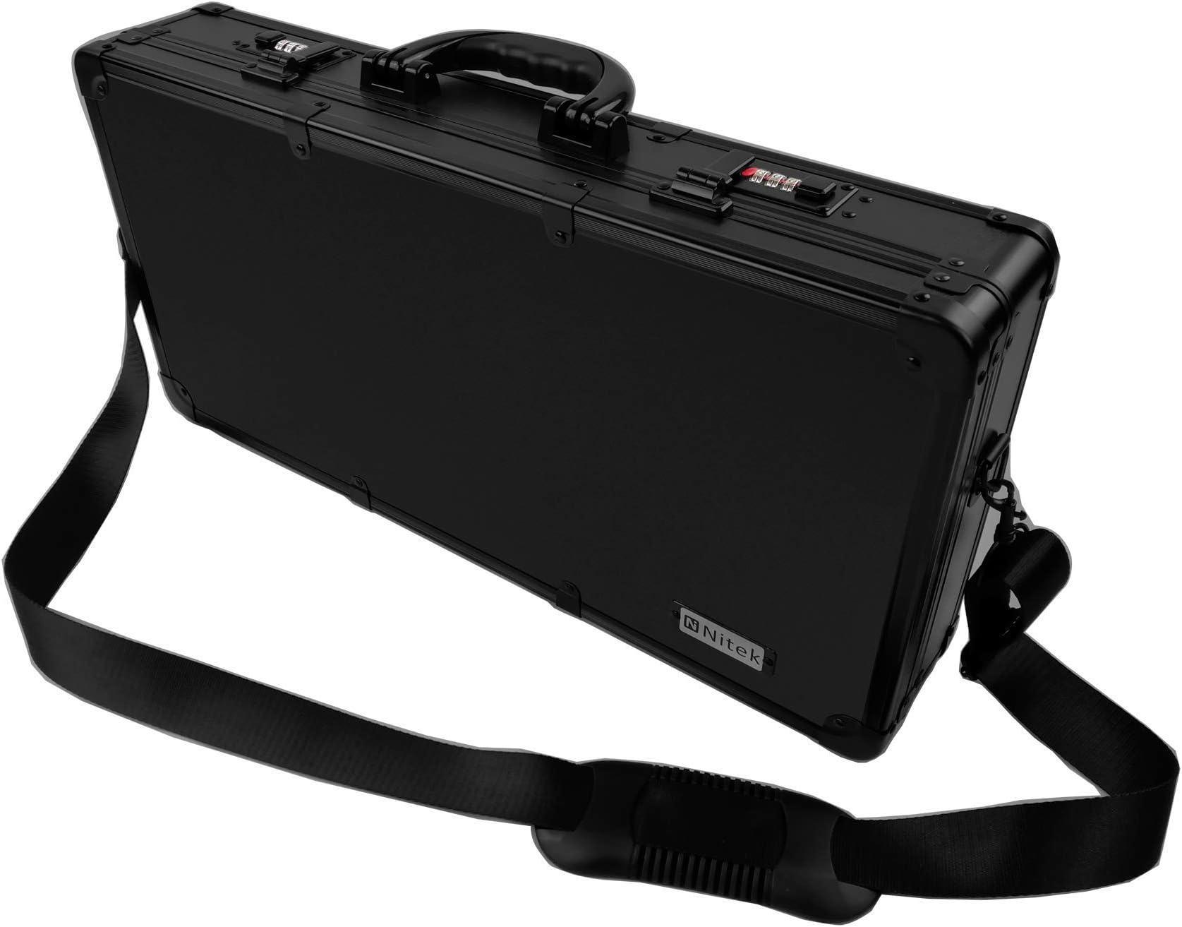 professional barber case Makeup Stylist Train clipper case Hair Salon barber box (Noble black)