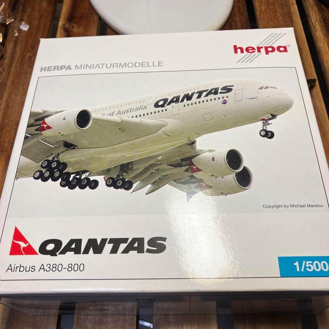 カンタスオーストラリア航空 A380 ヘルパ 1/500 F（Herpa Wings