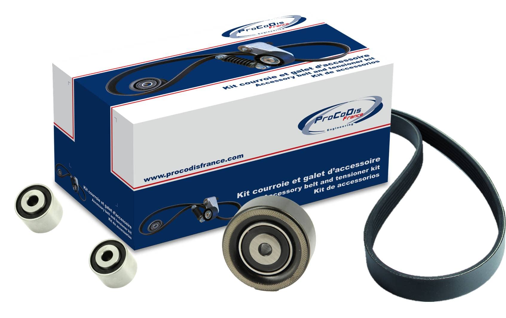 PROCODIS France KGA2044 Kit courroie et galet d'accessoire