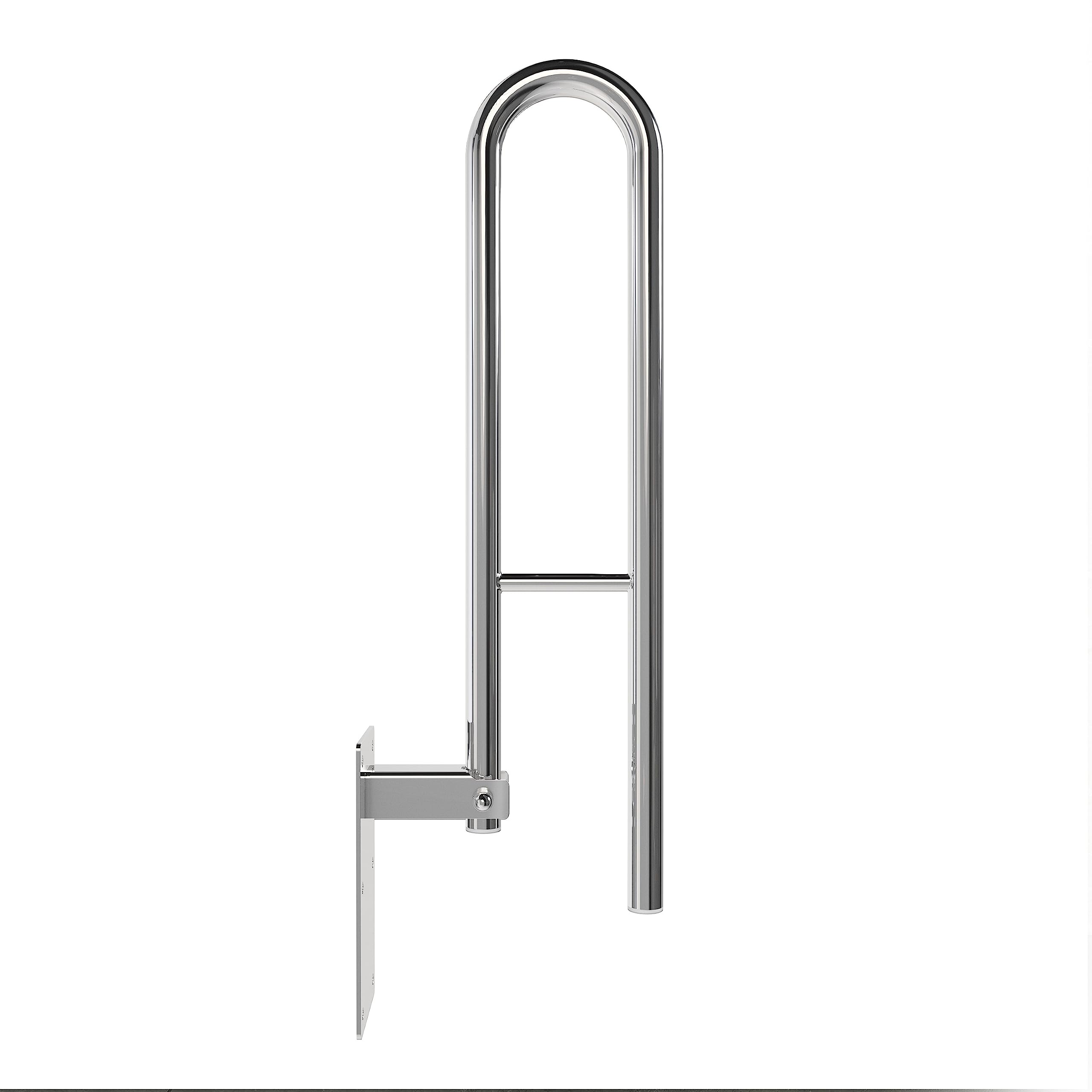 Aquabad® Barra de Apoyo abatible de acero inoxidable, 50 cm