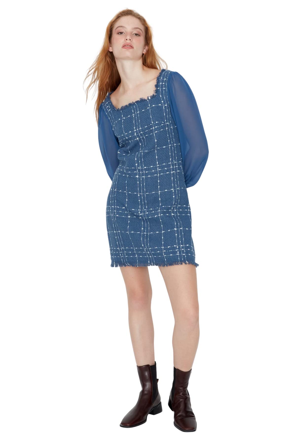Trendyol Dress - Navy Blue - A-line