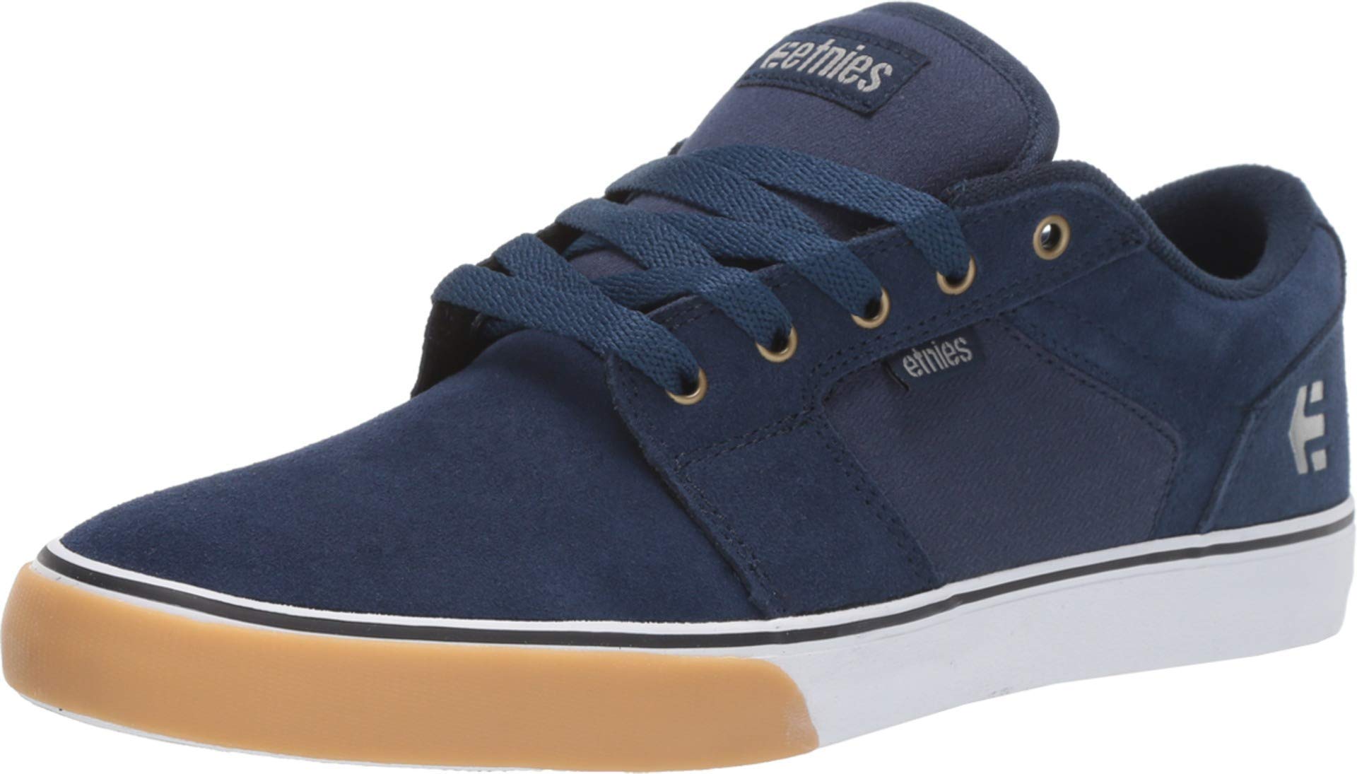 Etnies Barge LS – Classic Skate Look, Slim Vulcanized Silhoutte, Hefty Armored Collar, Reinforced Vulc