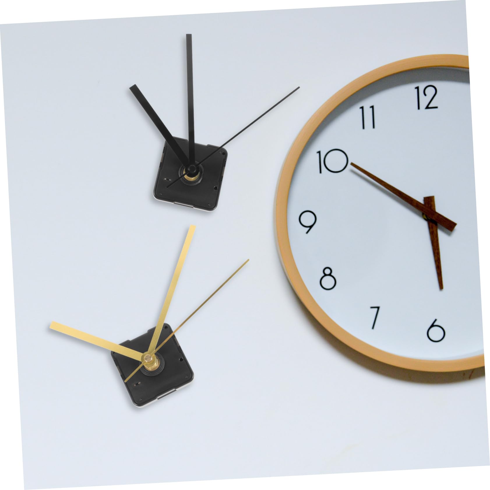 HOMSFOU 12sätze Wanduhr Mechanismus Geräuschloses Mit Zeigern Für Bastelprojekte Und Uhrmacher-reparaturen