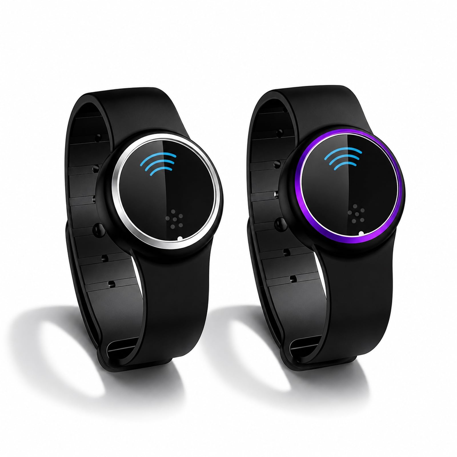 Xivicii 2PCS Mosquito Repellent Watch, Adjustable Waterproof Electronic Ultrasonic Anti Mosquito Bracelet for Camping Hiking Climbing