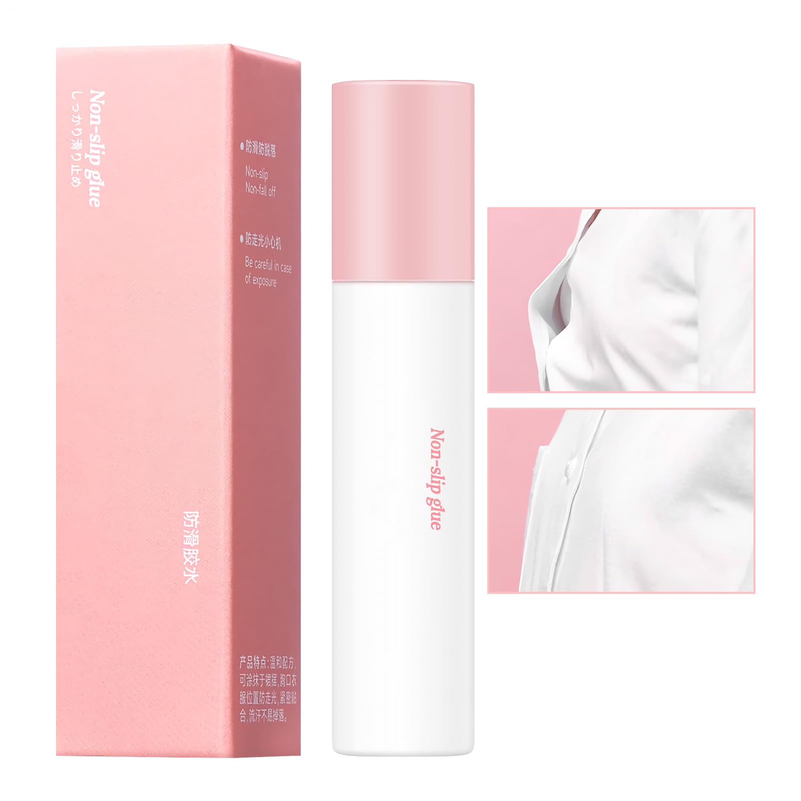 Body Adhesive Roll On, 20 g Skin Bonding Liquid, Non Slip Quick Drying Body Tape, Trasparente Sweatproof Glue Stick, ideale per Travel, Everyday Wear, Secure Sports Fit