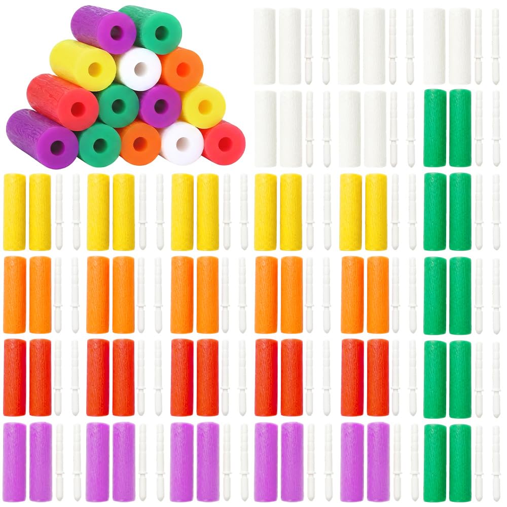 Aligner Chewies 60 Pezzi Masticatori per Allineatori Dentali con Bastoncino per Allineatori Vassoi con Bastoni (6 Colori)