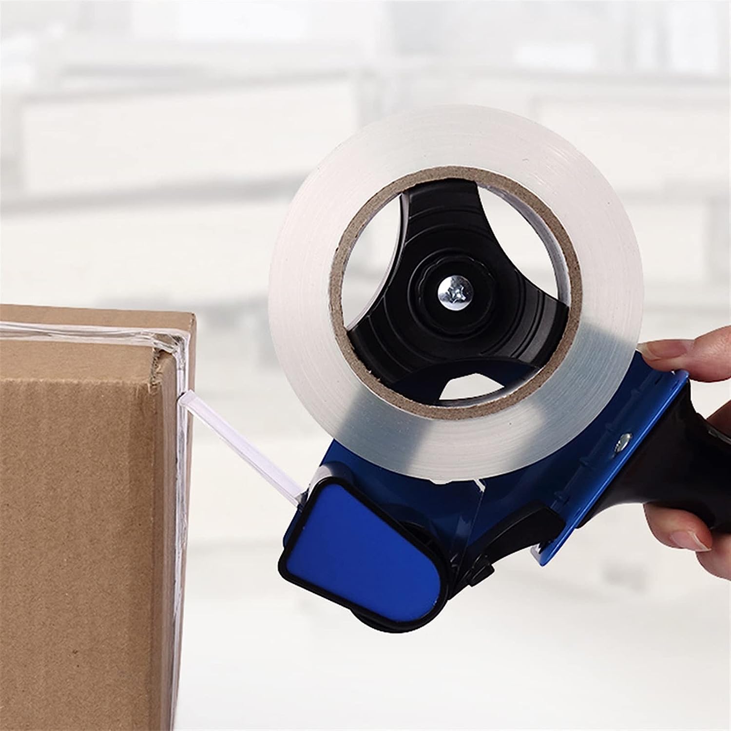 nastro per pacchi, Premium-Verpackungsversiegelungsspender mit Cutter effizient einfach zu verwenden
