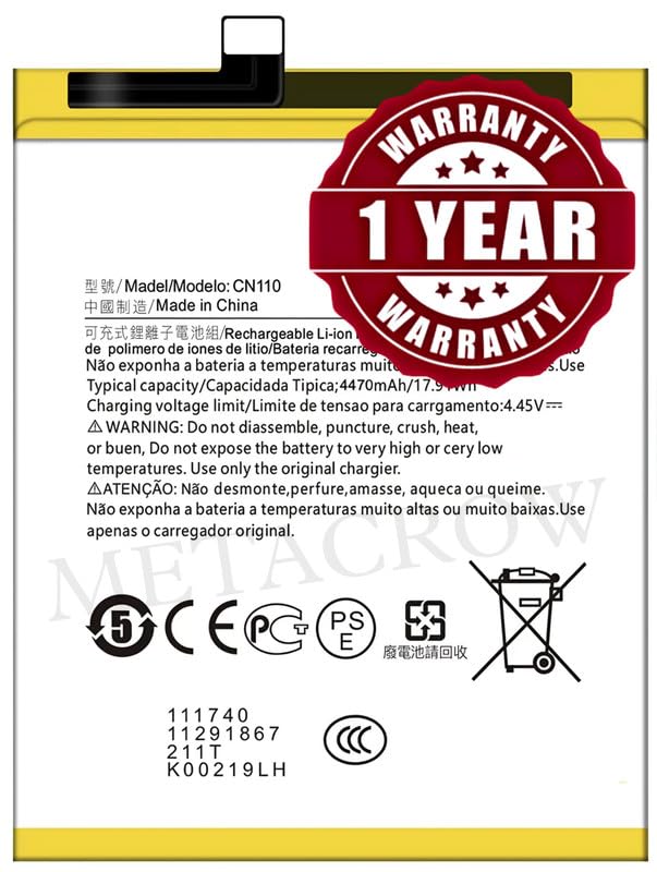 Image of Original CN110 Battery Compatible for Nokia X10 (TA-1332, TA-1350) | X20 (TA-1341, TA-1344) | X100 (TA-1399) - (1080mAh) - 1 Year Warranty JK1