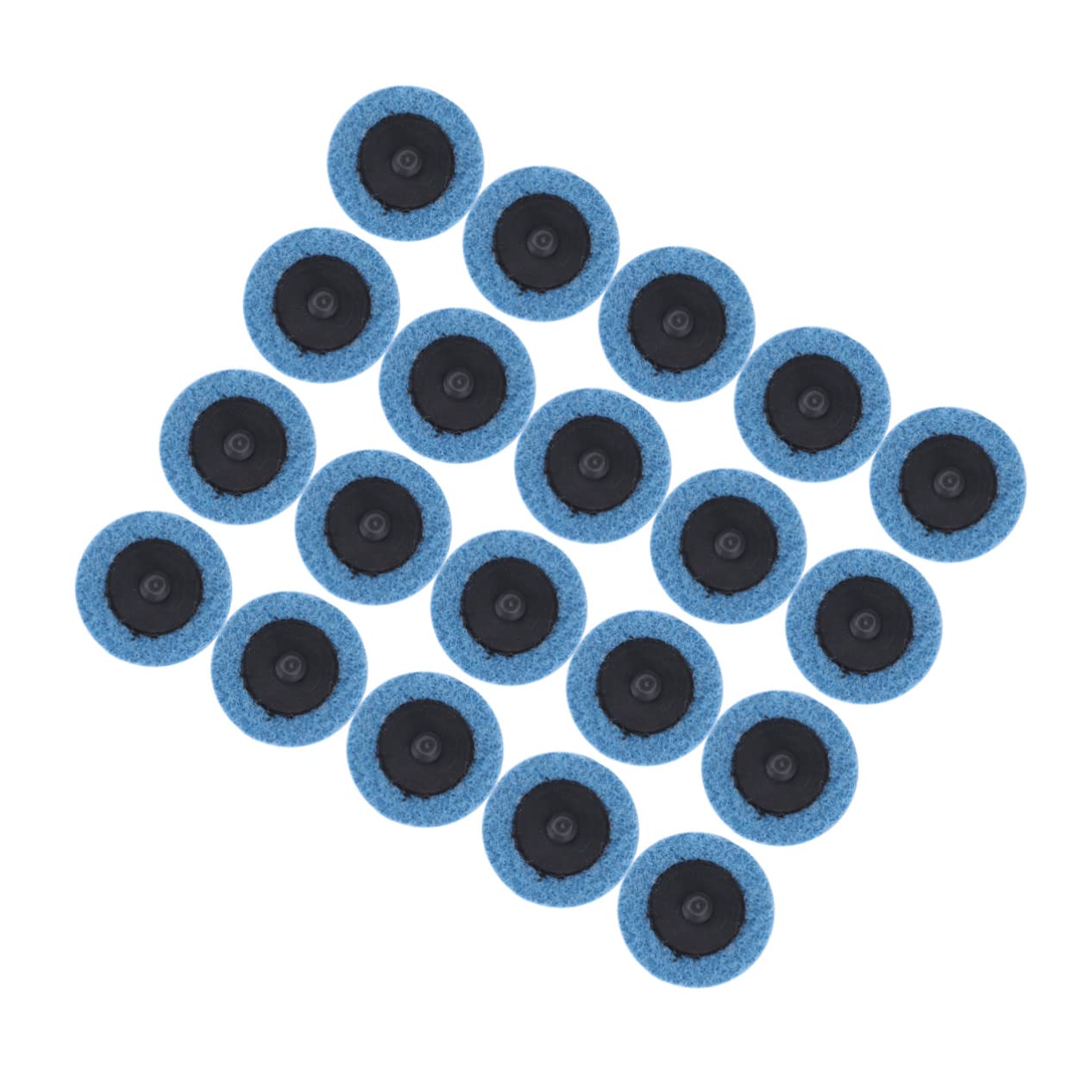 Discos de Lija de Torsión de Nailon de 2 Pulgadas 50 Piezas | Color Azul, Óxido de Aluminio Marrón, para Azulejo y Metal, Uso en Casa y Taller Color Aleatorio
