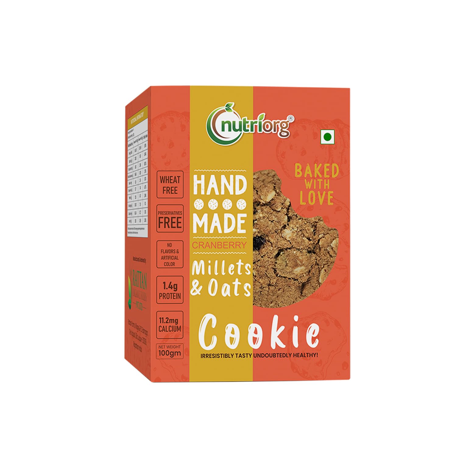See full amazon price history chart for NUTRIORG Cranberry Cookies | 5 Cookies with Hand Made | Millets & Oats - 100 GM NUTRIORG Cranberry Cookies | 5 Cookies with Hand Made | Millets & Oats - 100 GM (B0CV54VWBF) Amazon Price History, Amazon Price Tracker