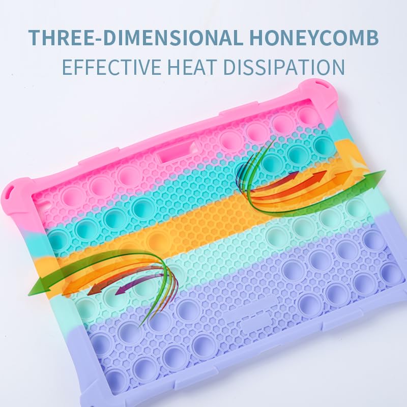 Custodia Per Teclast T40HD, 10.4 Inch, Cover Tablet Teclast T40HD, Copertura Protettiva Pieghevole Con Supporto Per Matita E Cinturino Da Polso, Protezione Completa. (Blu - Foto 7