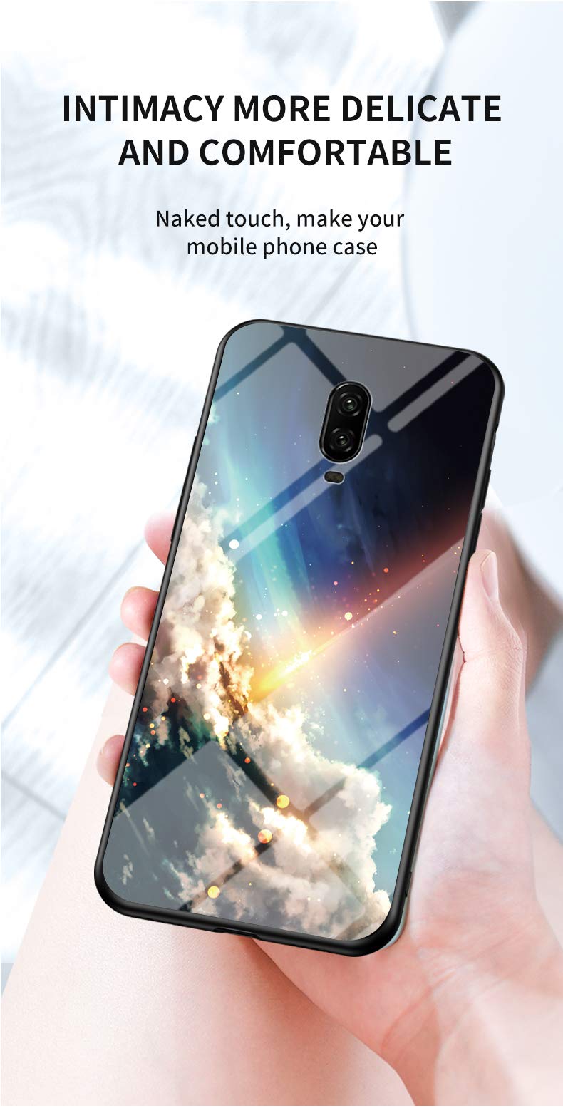 Custodia OnePlus 11 Vetro Sfumato EasyShow | Cover Sottile Con Effetto Crescent Stellato | Protezione Antiurto In TPU E Vetro Temperato - 3