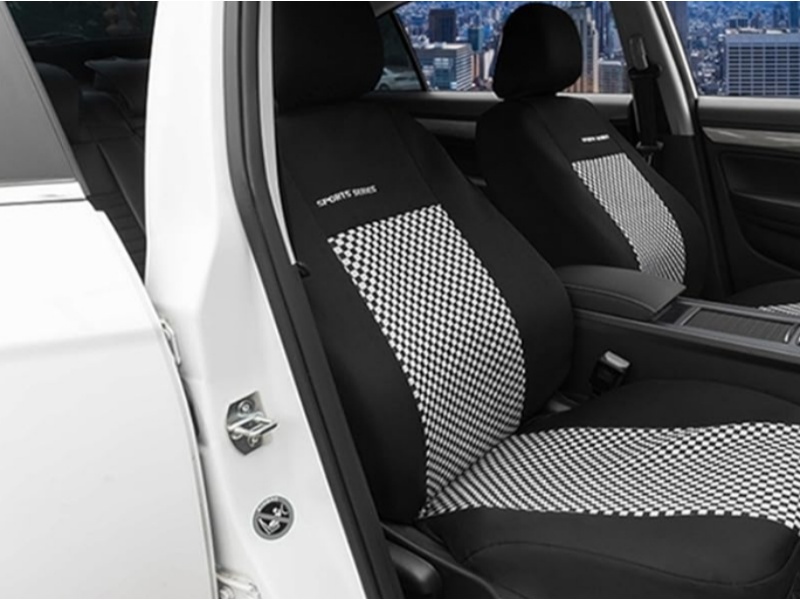 Cubre Asientos de Carros Set Fundas Universal Juego 11 piezas Forros Deportivos Azules