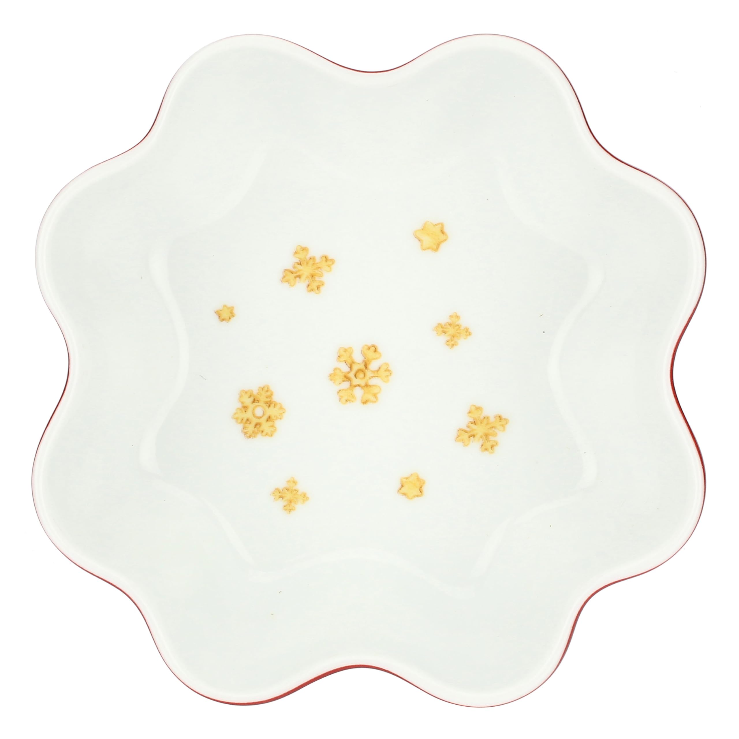 THUN, Four Leaf Clover Bowl in Porcelain, Medium Version, Christmas Surprises Collector's Bowl, Gift Idea for Christmas, Diameter 19 cm, 7 cm H
