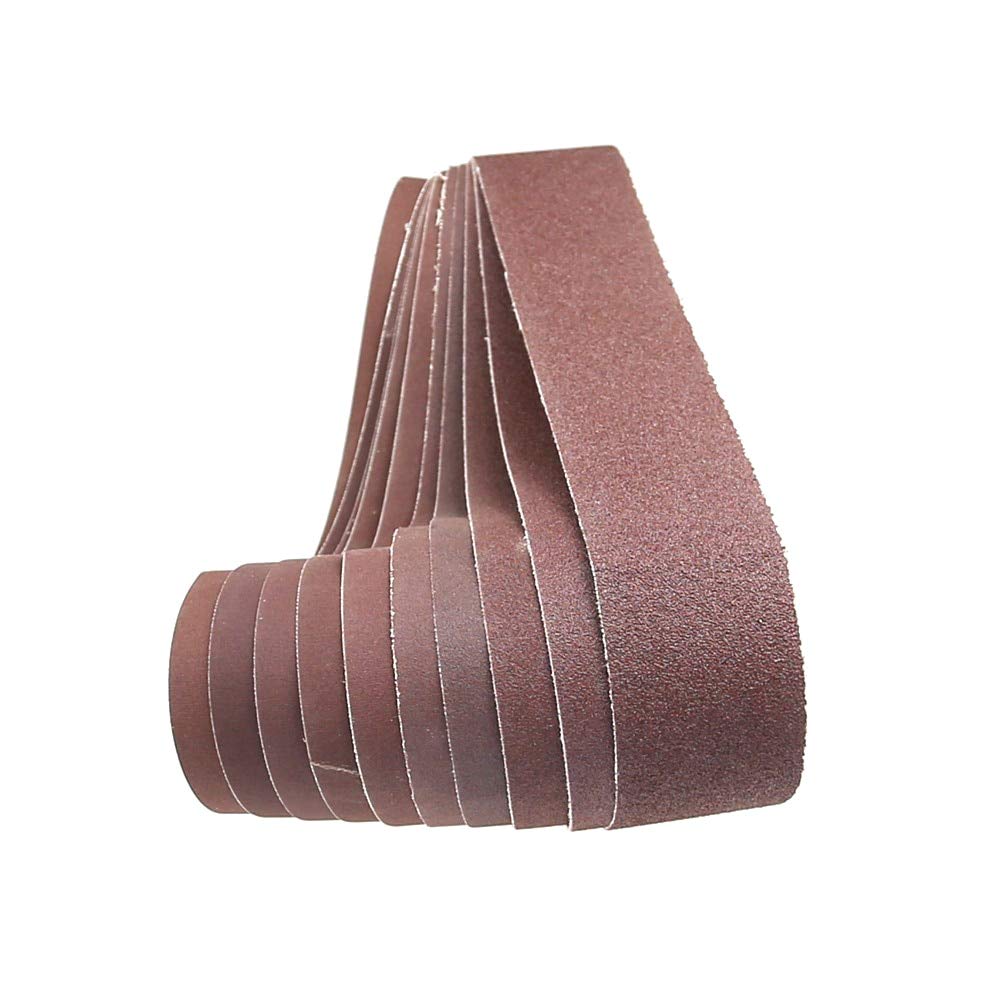 Schleifbänder und -blätter, 2 Stück 686 x 50 mm Schleifband for Polieren von Holz und Weichmetall(P180)