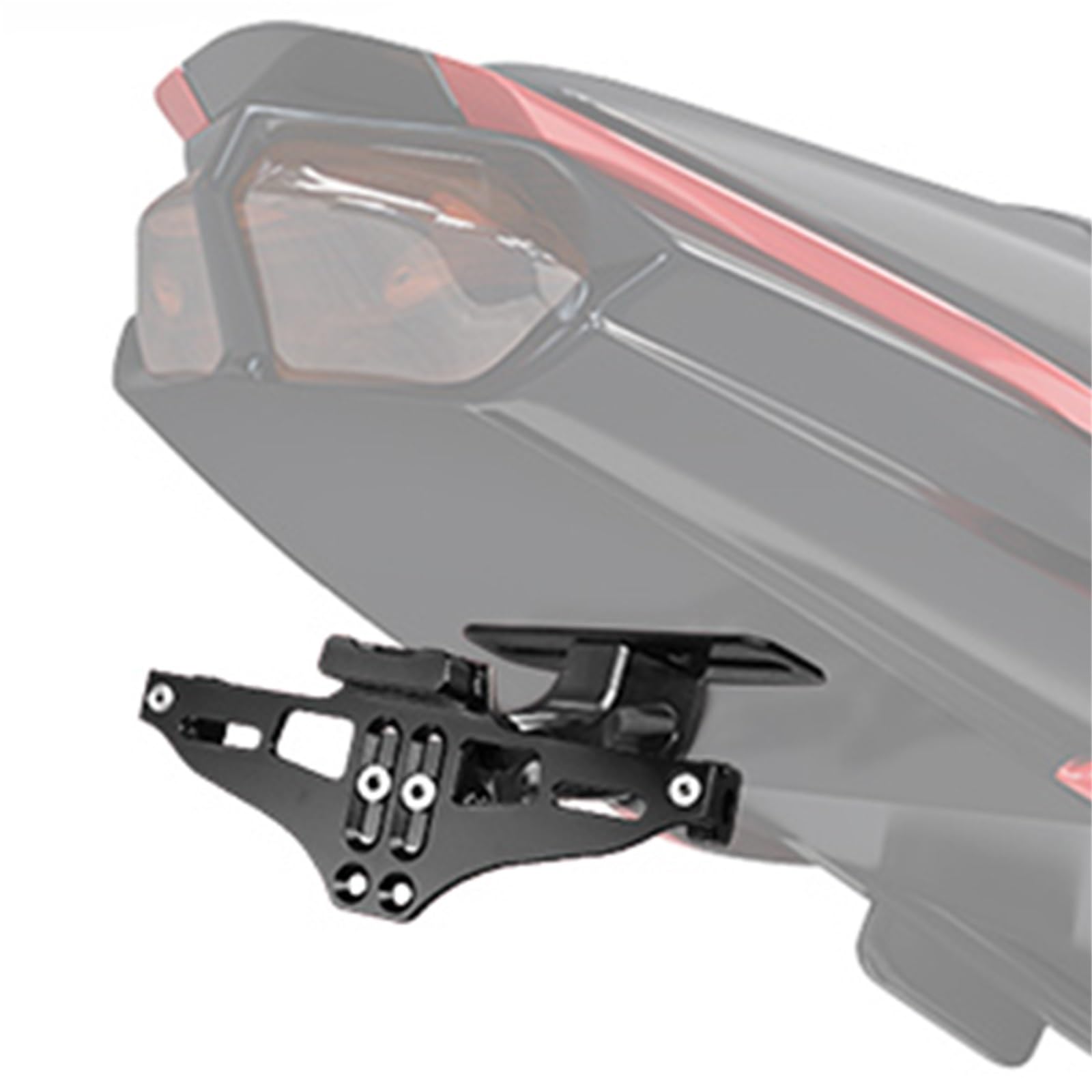 Per XADV750 XADV-750 X-ADV 750 2017 2018 2019 2020 2021 2022 2023 2024 2025 Portatarga Numero Di Targa Telaio Staffa Luce