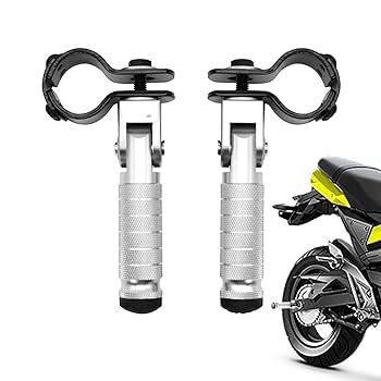 Amazon | バイク用フットレスト, 金属製リアフットペグレスト