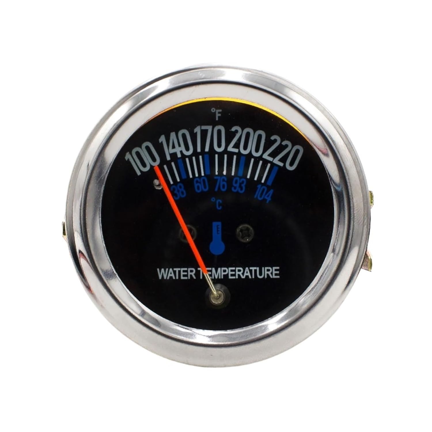 2inch 52mm Electrical Mechanical Car 12V DC Water Temp Temperature Gauge Black Face Fahrenheit