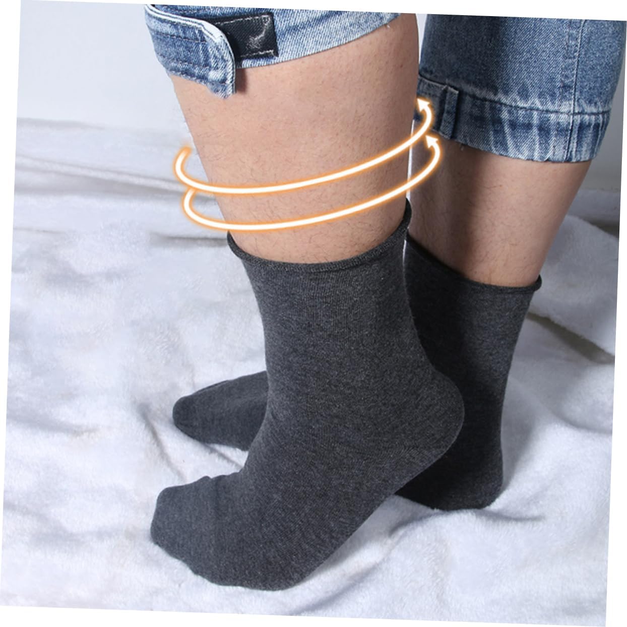 4pairs Cotton for Men and Women Thick Elastic Ankle Support for Nursing Postpartum