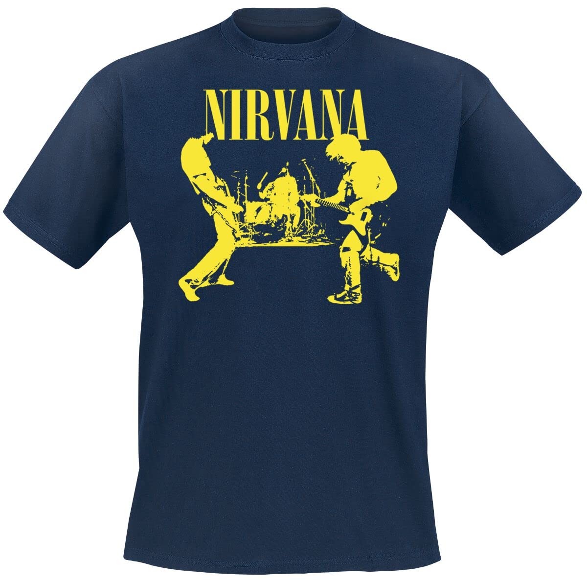 Nirvana NIRVTS05MN01 T-Shirt, Blue, Small